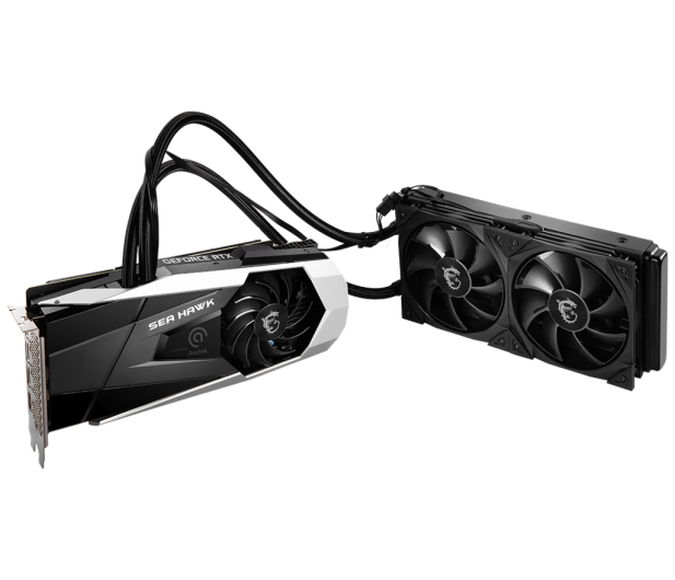 MSI GeForce RTX 3080 SEA HAWK X LHR 10GB GDDR6X - 670519 - zdjęcie 4